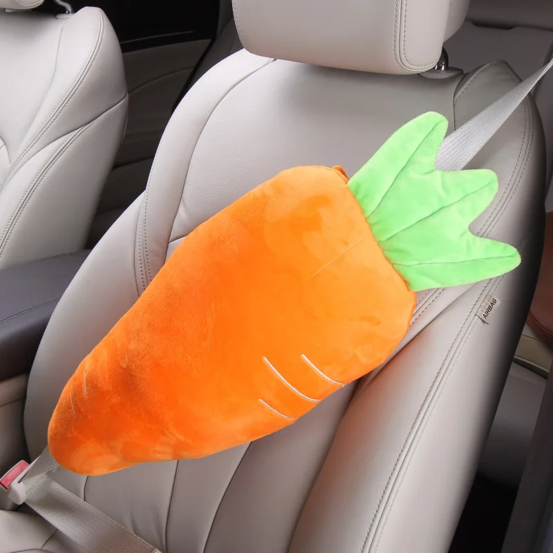 Мультяшные детские плюшевые подушки для автомобиля ремень безопасности сна