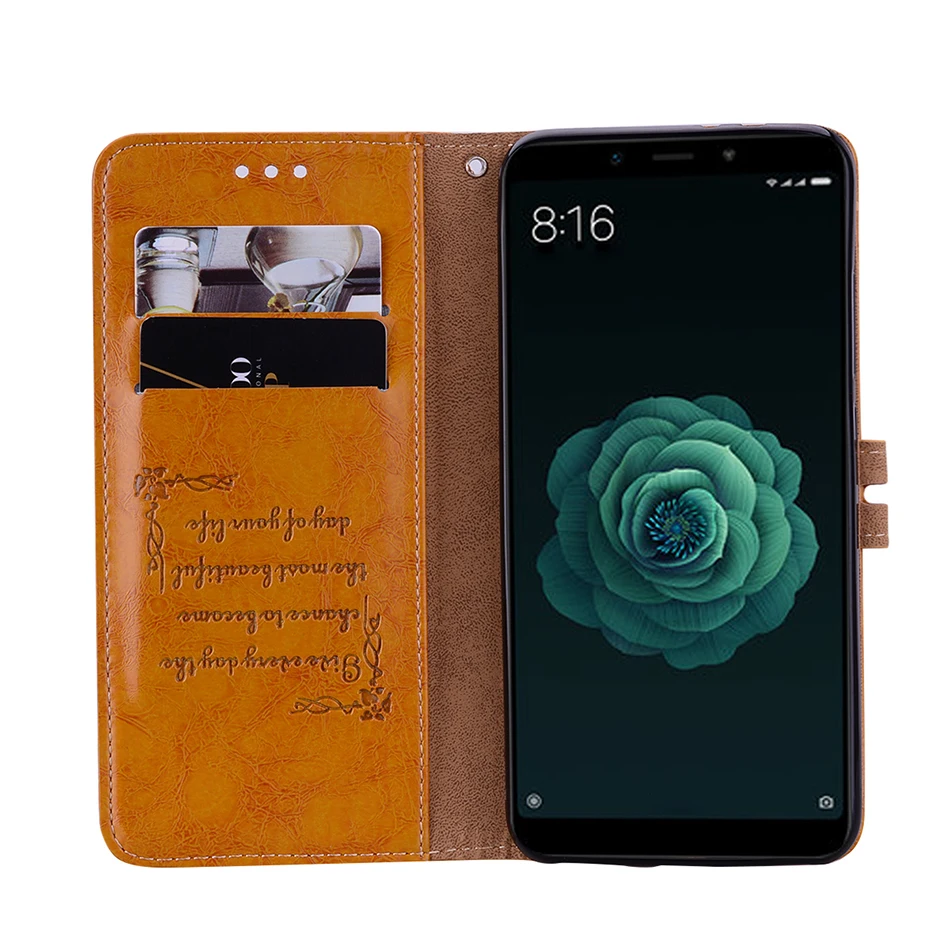 Чехол для Xiao mi Pocophone F1 mi 5X 6X A2 Lite 8 Red mi 5 Plus из искусственной кожи чехол-бумажник для Red mi 7 6 6A 4X 4A S2 NOTE 5A Prime Go