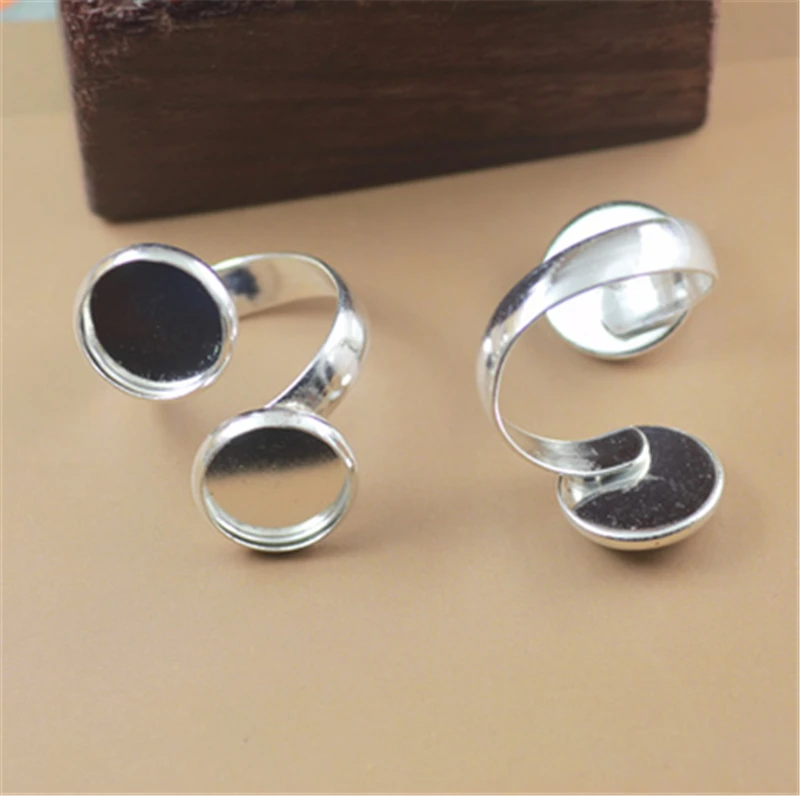 Регулируемое кольцо с двойным пустым покрытием 5 шт. регулируемое открытым