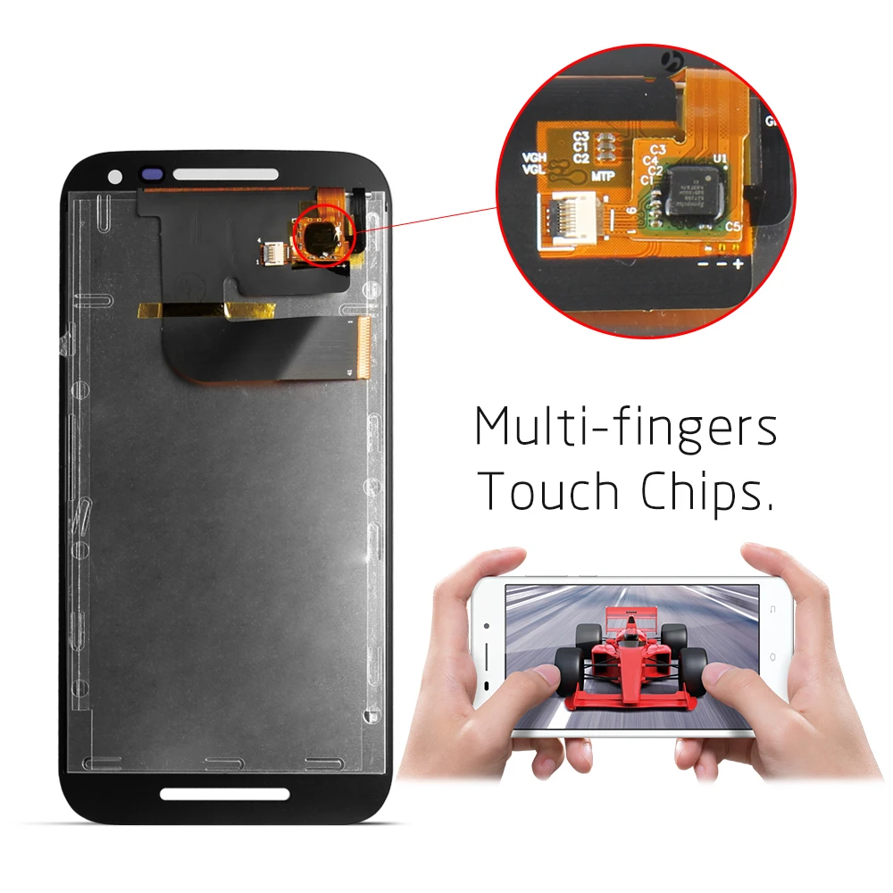 Оригинальный ЖК дисплей для Motorola Moto G3 сенсорный экран замена MOTO G 3rd XT1544 XT1550 XT1541