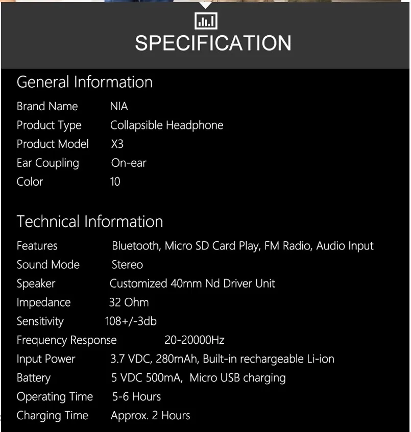 Беспроводные стерео Bluetooth наушники NIA X3 гарнитура fone de ouvido bluetooth с микрофоном Поддержка TF карты fm-радио наушники