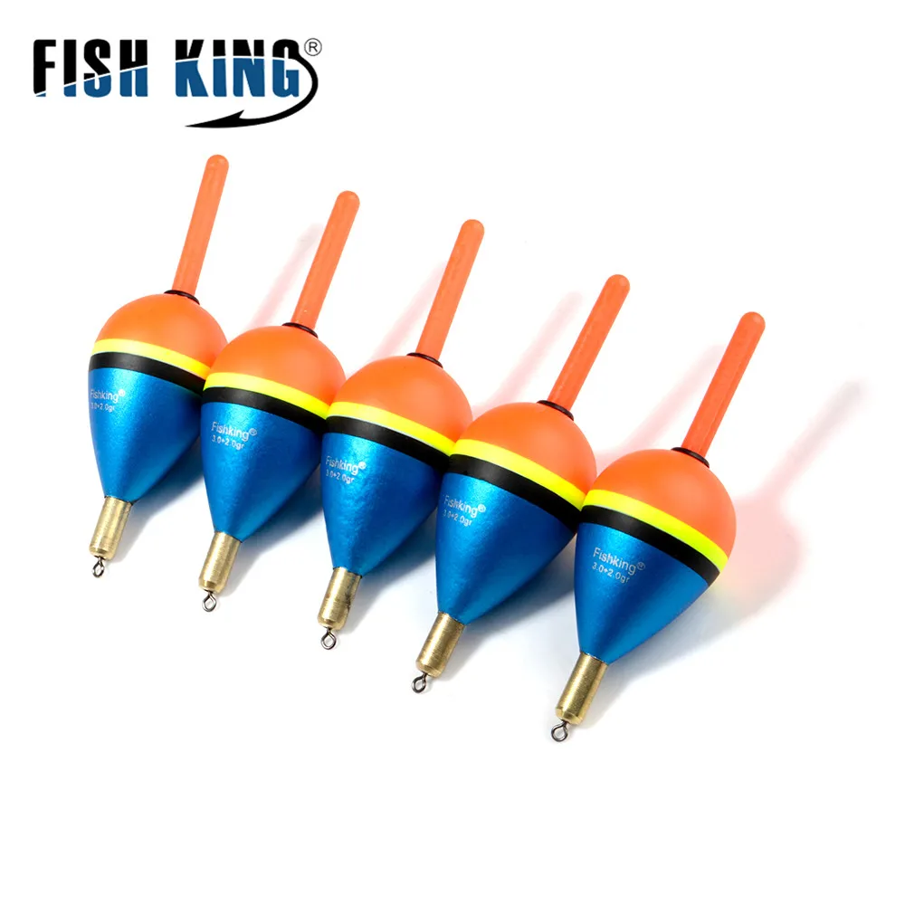 Рыболовный поплавок FISH KING 5 шт./лот разных размеров Barguzinsky Fir медная длина 80 85 мм