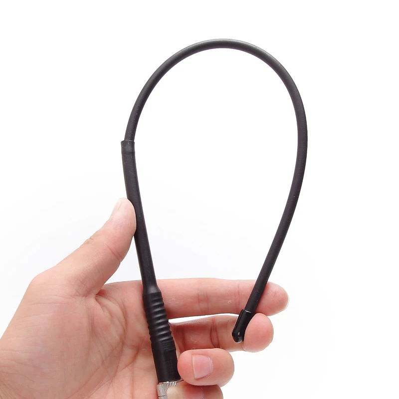 Мягкая антенна Abbree для рации портативная с гибким штырьком два диапазона 144/430 МГц