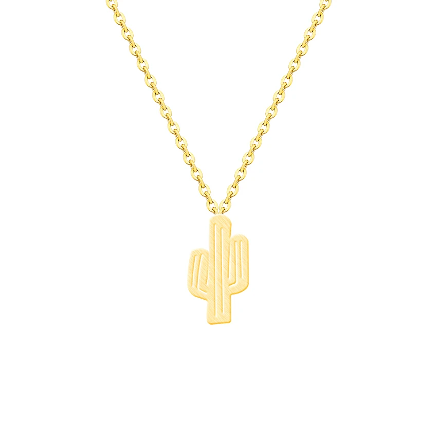 10 шт. простой золотой минималистичный полый кулон в виде пустыни Колючего