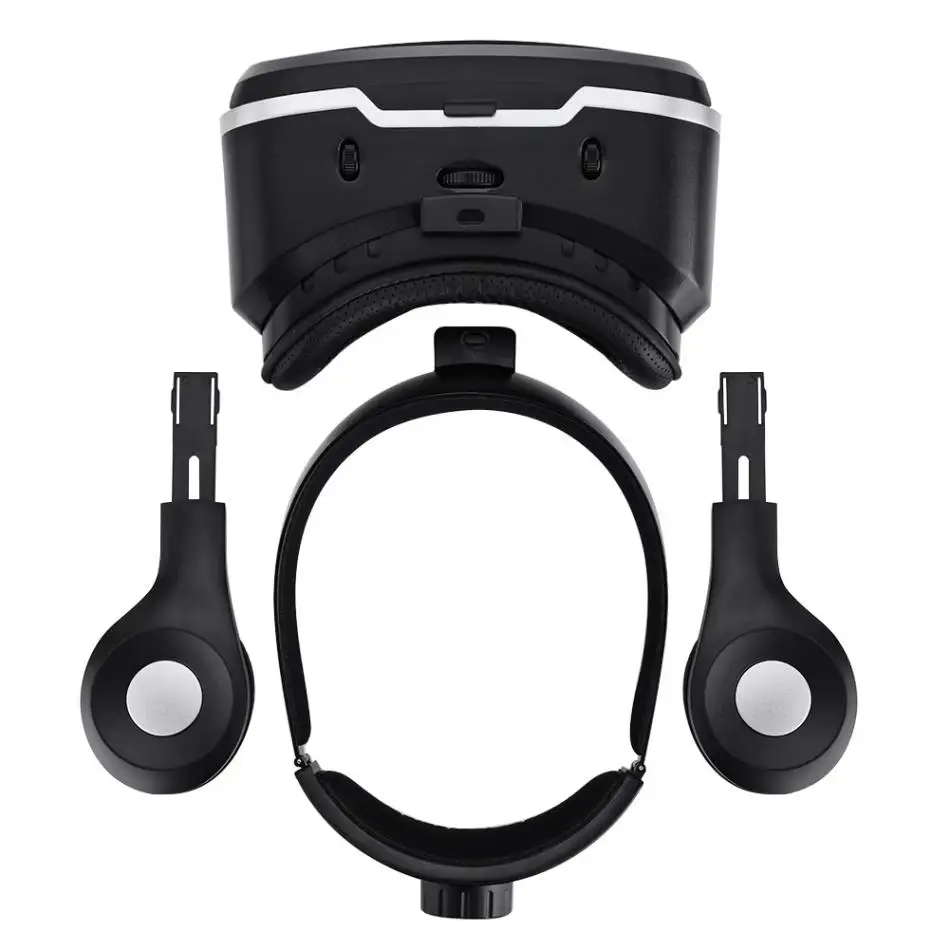 VR Shinecon 4,0 стерео виртуальной реальности смартфон 3D очки гарнитура Google VR коробка наушников Управление кнопка для 3,5-5," мобильный
