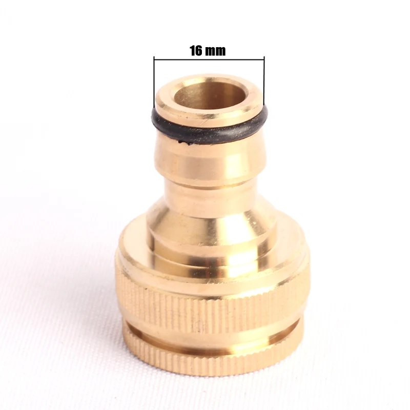 1 шт. NuoNuoWell 1/2 &quot3/4&quot резьба быстрый соединитель 100% латунь кран адаптер для полива
