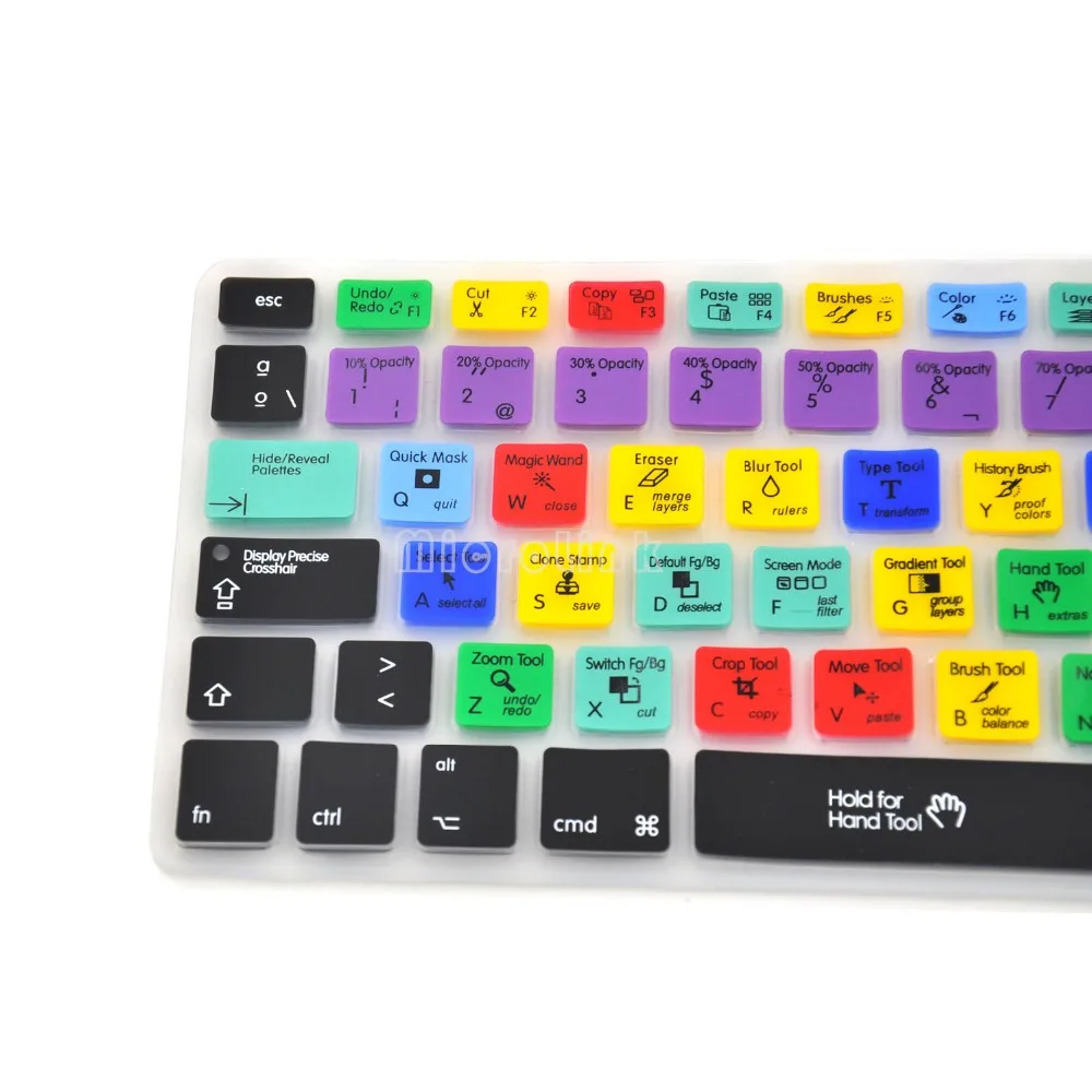 Новый SP Испанский клавиатура Чехлы для Macbook Pro A1278 Air 13 Ableton Live Logic X Avid Photoshop