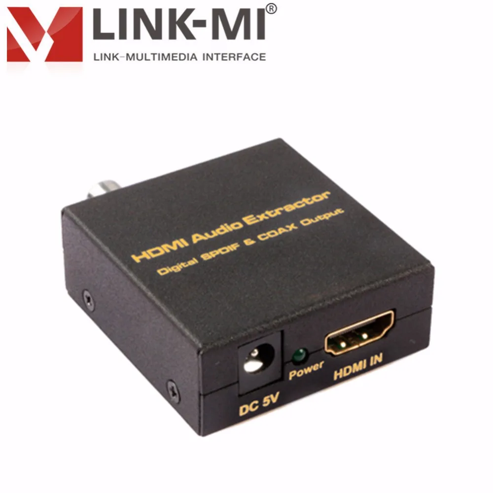LINK MI LM HA02 HDMI аудио экстрактор с цифровым SPDIF и коаксиальным выходом поддержка 192