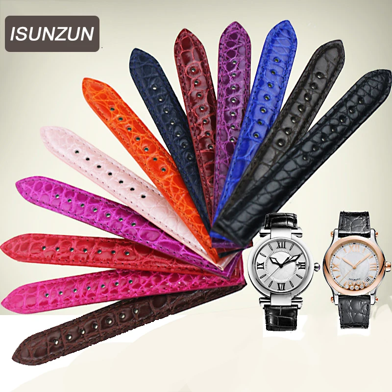 Женские ремешки под крокодиловую кожу заказ для часов 14 15 17 18 19 20 мм|watch strap|20 mmstrap for