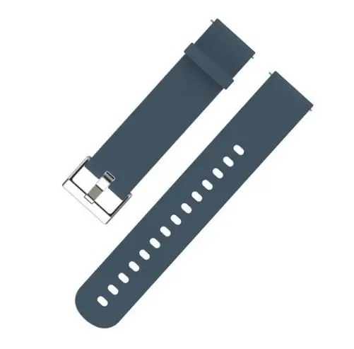Navy Blue Спортивный силиконовый ремешок Mijobs 20 мм для Xiaomi Huami Amazfit GTS Bip BIT Lite, Молодежные Смарт-часы, браслет, браслет - Цвет: Navy Blue