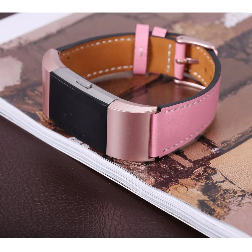 Ремешок из натуральной кожи для браслета fitbit Charge 2 браслет кожаный сменный браслет наручных часов браслет на запястье correa для fitbit charge2
