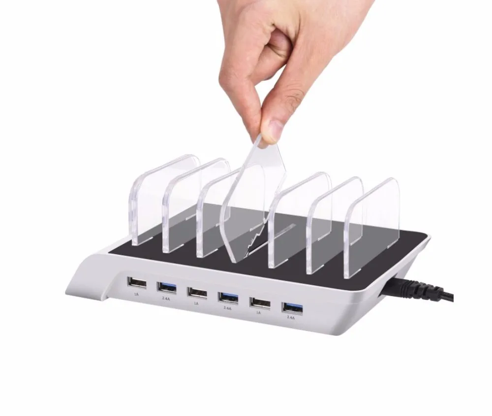 Новинка зарядка для телефона с несколькими портами USB док станция 4/6 подставка