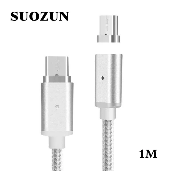 SUOZUN Мини Магнитный USB кабель Быстрая зарядка магнитное зарядное устройство