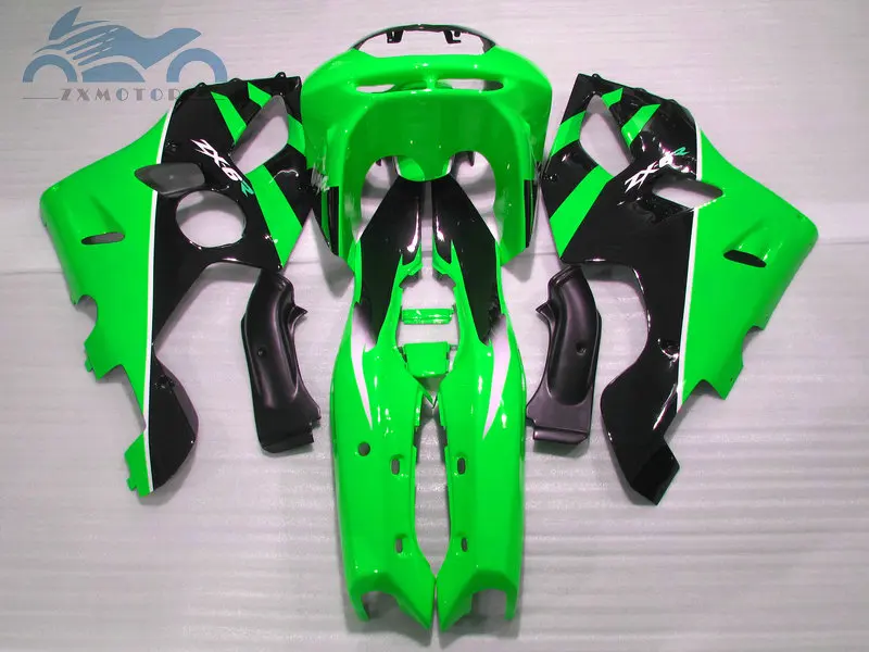 Полный комплект обтекателей ZX 6R ZX636 94-97 зеленый и черный для KAWASAKI Ninja 1994 1995 1996 97 ZX6R