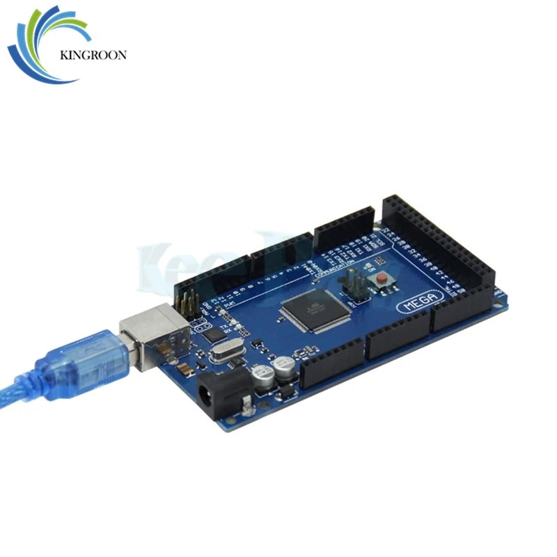 МЕГА 2560 R3 плата часть Mega2560 REV3 ATmega2560 16AU с USB кабелем для Arduino совместимы 3D принтеры
