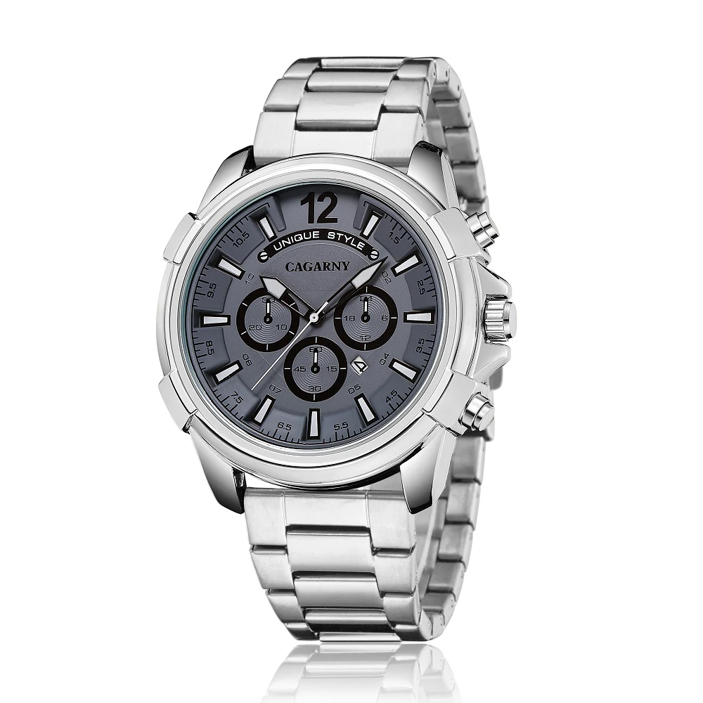 Relojes 2021 часы для мужчин Топ люксовый бренд Cagarny Мужские кварцевые повседневные