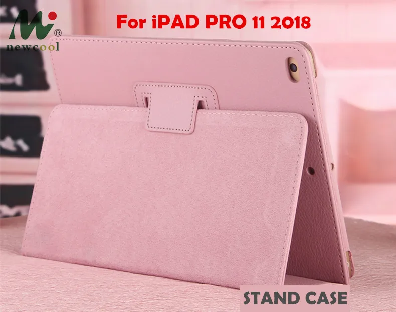 Для ipad pro 11 2018 подставка литчи из искусственной кожи чехол откидная крышка для A1979