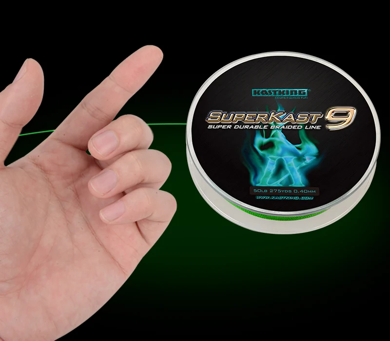 KastKing SuperKast, 9 нитей, 150 м, гладкая ПЭ плетеная леска, 10 фунтов, 80 фунтов, многофиламентная леска для ловли щуки и баса