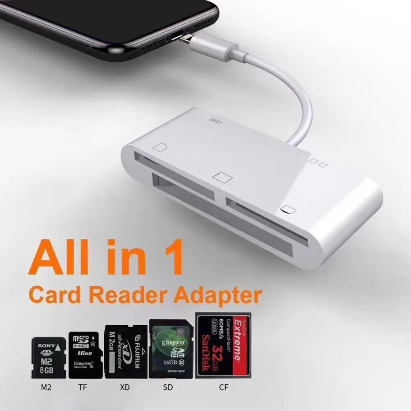 Алюминиевый сплав для HDMI Jack аудио конвертер адаптер кардридер iPhone 5S/6/6 s/7/8/x