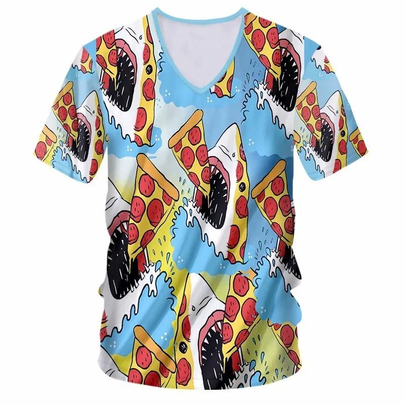 Футболка OGKB с V-образным вырезом для мужчин и женщин пикантная Повседневная