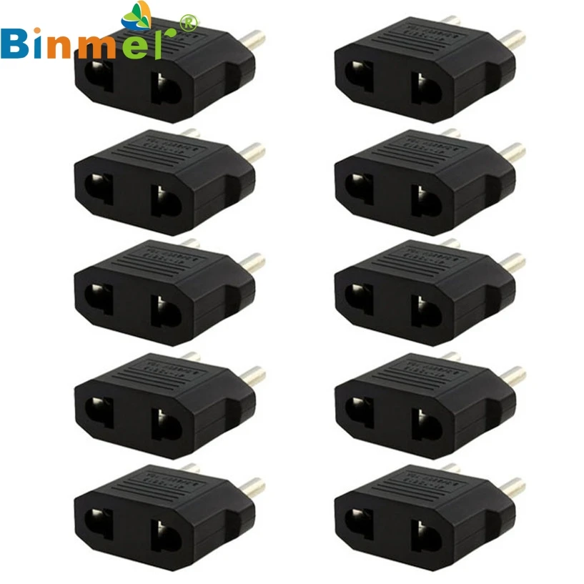 Binmer Mecall 10 шт. США/Австралия в ЕС Путешествия конвертер AC мощность Plug мощность зарядное устройство адаптер