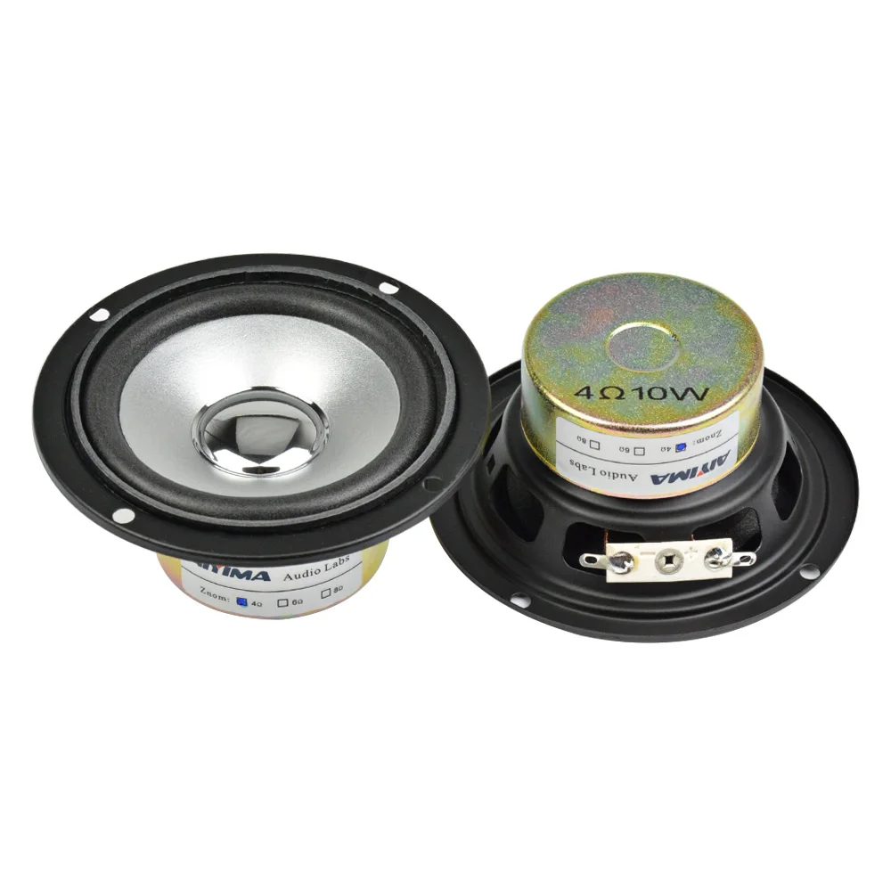 AIYIMA 2 шт. 3 дюймовый аудио портативный динамик s полный диапазон 10 Вт 4 Ом DIY HIFI
