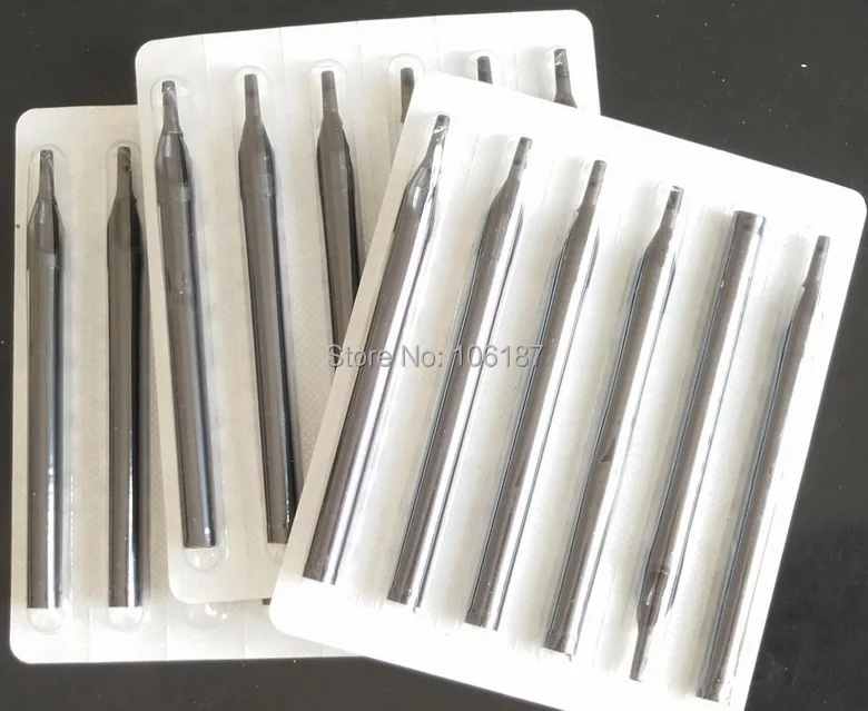 Одноразовые одноразовые пластиковые наконечники для татуировок с длинным