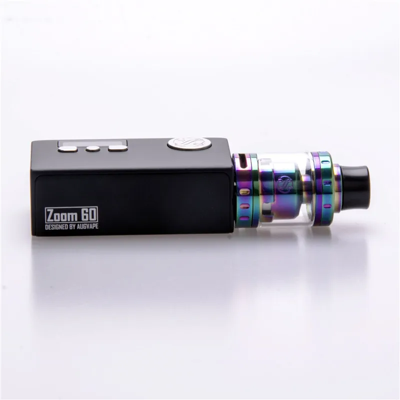Augvape Zoom 60 электронная сигарета набор Вт 1300 мАч 0.05ohm коробка мод с 2 мл Merlin мини