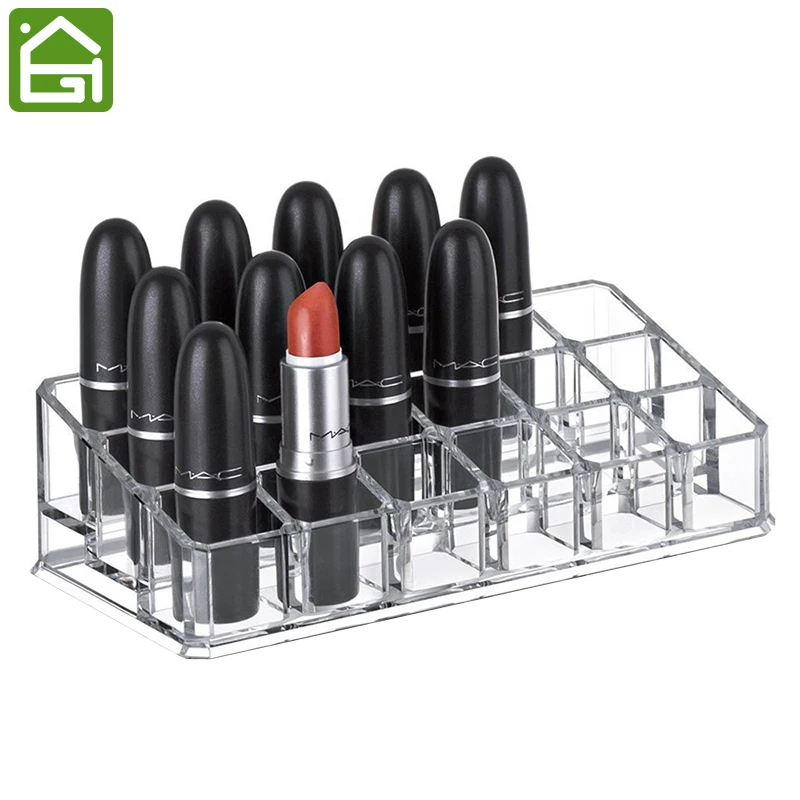 Прозрачный акриловый Органайзер для макияжа с 18 отделениями органайзер
