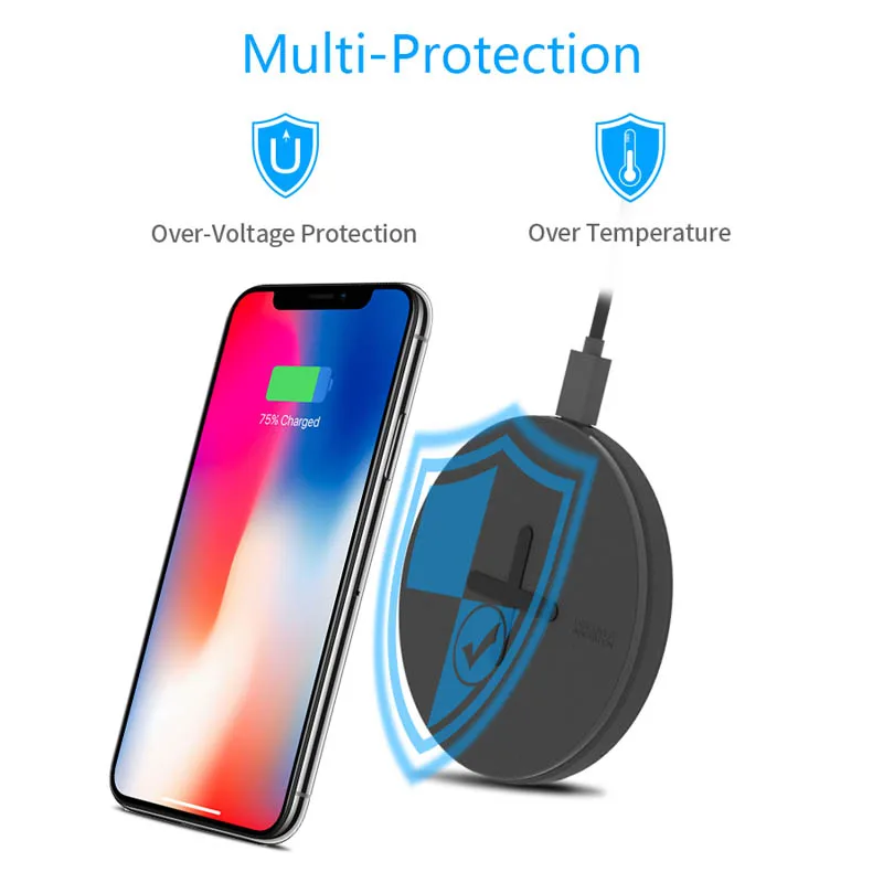 10 Вт Беспроводное зарядное устройство NILLKIN для iPhone Xr X Xs 8 Qi быстрая Беспроводная