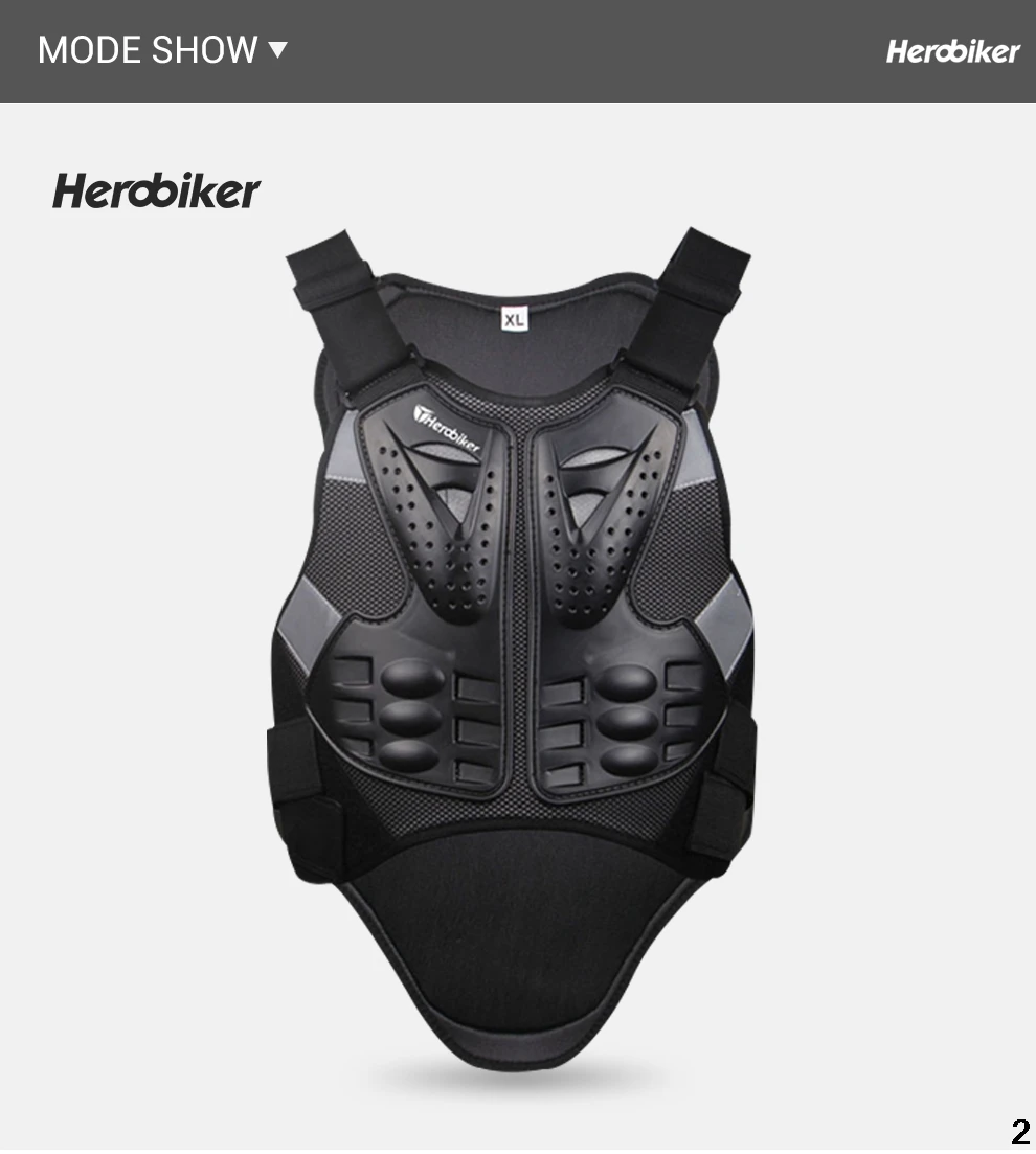 HEROBIKER Мотоцикл бронежилет грудь обратно бронежилет протектор Для мужчин Для женщин Мотокросс жилет защитный Шестерни Байкерский жилет