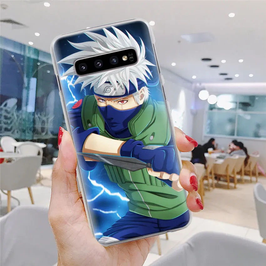 Аниме «Наруто» производства компании "Kakashi" чехол для телефона аниме для samsung Galaxy S10e S10 плюс S7 S8 S9 Plus, Note 8, 9, 10, плюс S10 5G M20 M30 жесткий чехол Coque