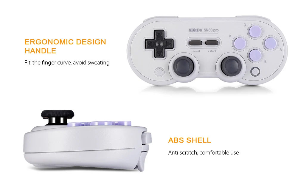 8bitdo SN30 Pro/SN30 Беспроводной игровой bluetooth-контроллер Радуга Цвет Поддержка nintendo переключатель Android MacOS геймпад