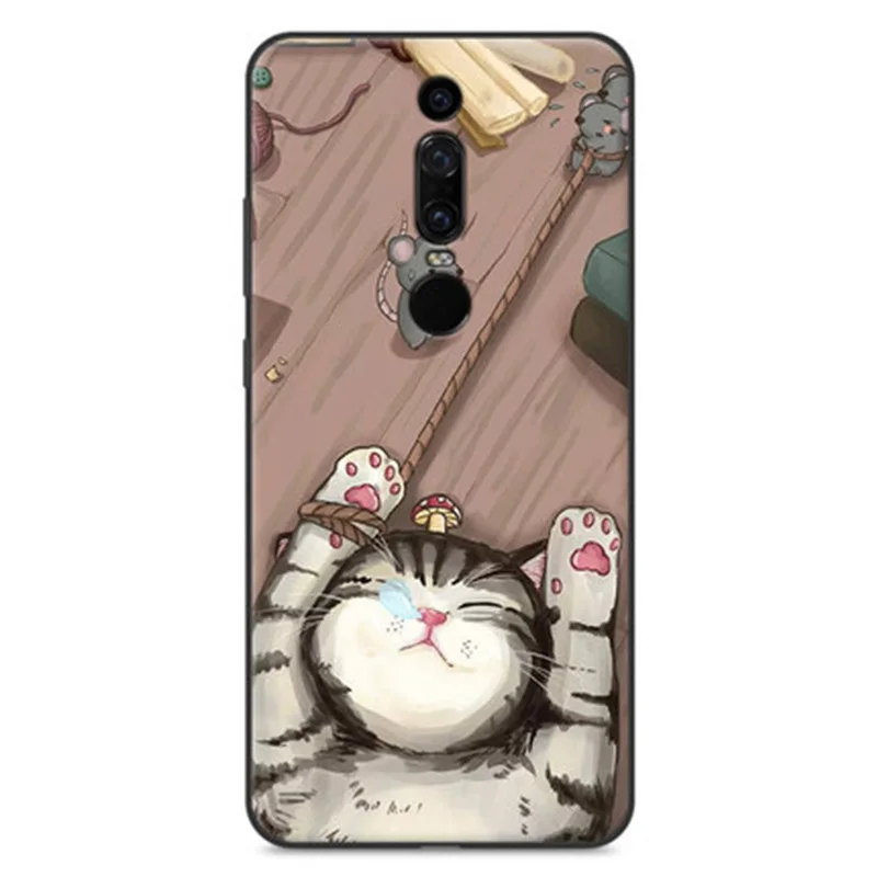 

2PCS For Huawei Mate RS case Purecolor Cute Cartoon painted Soft shell For Huawei MateRS case back cover cases For Mate R S skin