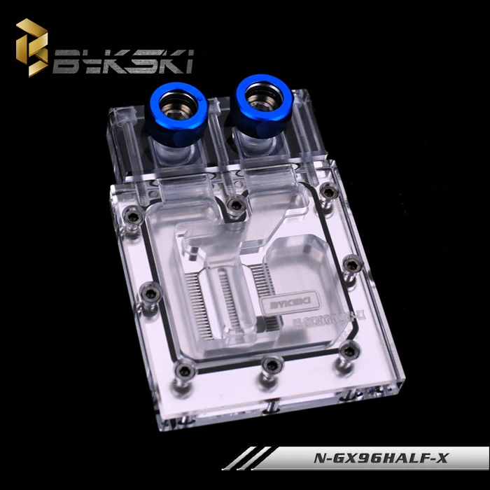 Bykski N-GX96HALF-X Half Cover Graphics Card Water Cooling Block RGB/RBW for GTX950 GTX960 | Компьютеры и офис
