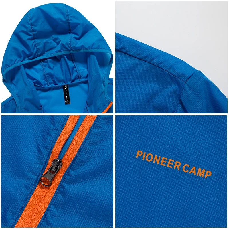 Пионерский лагерь ультра тонкая мужская куртка брендовая одежда солнцезащитное