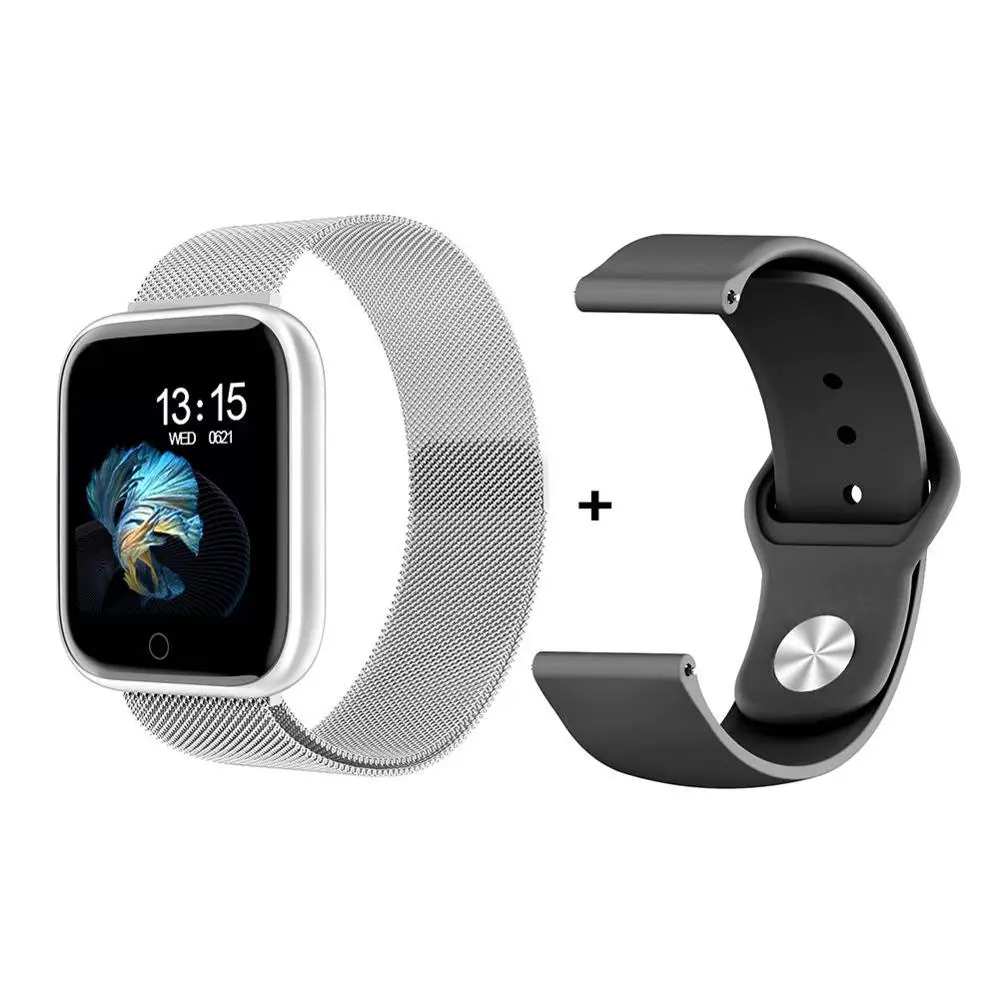 gray and black Смарт-часы водонепроницаемые VS F10 Q9 P70 P68 Plus Bluetooth Smartwatch для Apple IPhone Xiaomi монитор сердечного ритма фитнес-трекер - Цвет: gray and black