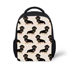 Рюкзак Doxie Dog Dachshund с узором для детей, школьный рюкзак для девочек и мальчиков, школьная сумка, Mochila Infantil