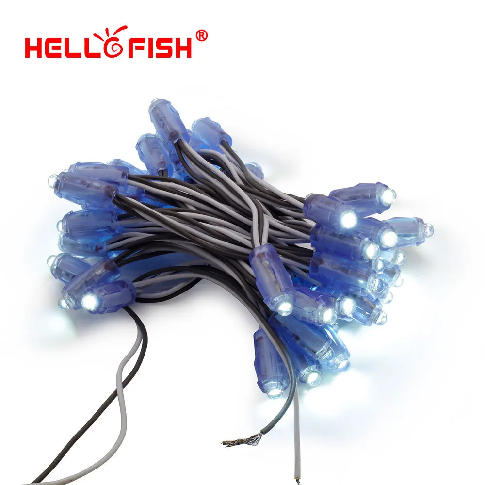 Водонепроницаемые точечные светильники Hello Fish 8 мм 5 в пост. Тока IP65 50 шт./лот |