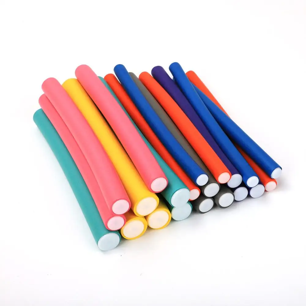 40 шт./компл. мягкие бигуди для завивки волос инструмент никаких вредных Магия