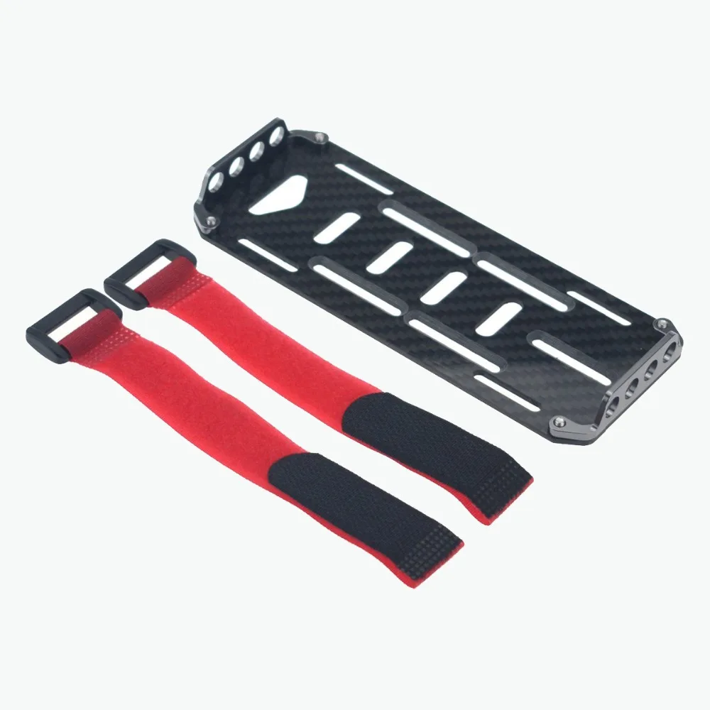 Монтажная пластина из углеродного волокна для аккумулятора 1/10 RC Crawler car Axial