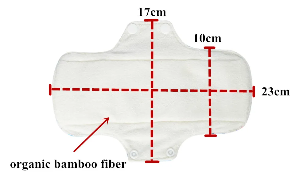 5 шт. прокладки из бамбукового волокна 9 дюймов|menstrual pads|cloth menstrual padssanitary napkin |