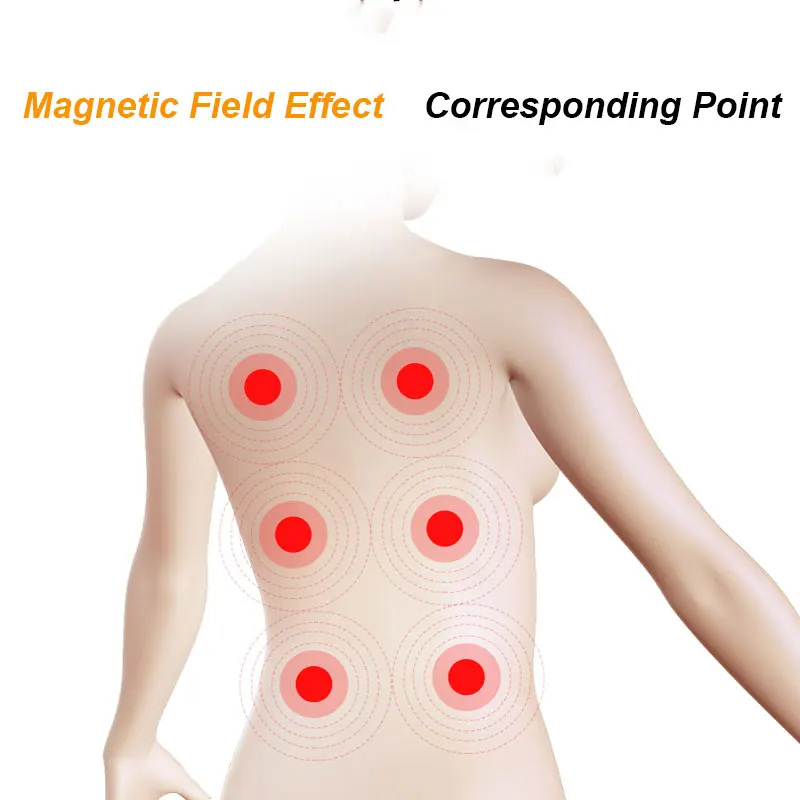 Массажер для поясницы спины многофункциональная вибрация горячий магнитный