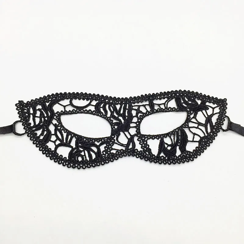 Black Unshaped 1 шт. маскарадные маски на Хэллоуин для женщин карнавал Марди Гра реквизит карнавал сексуальный кружевной маска венитьен маска - Цвет: Black Unshaped
