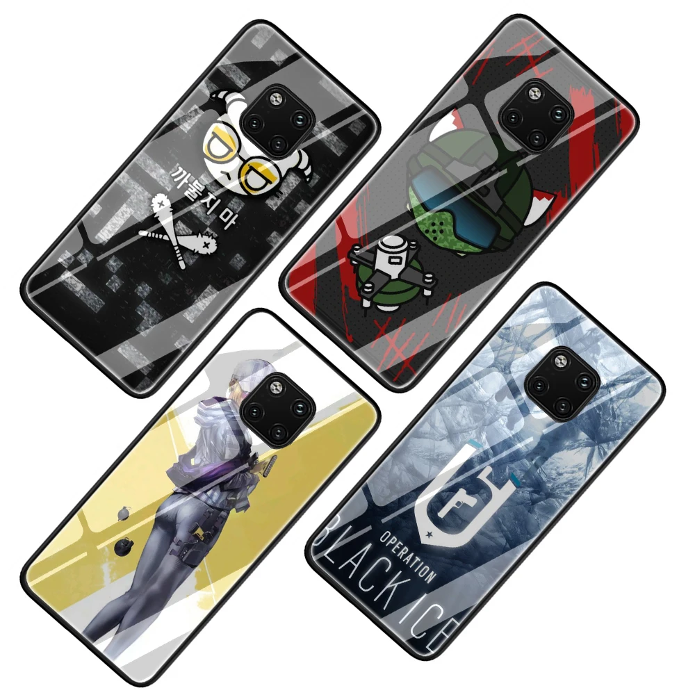 Чехол для телефона из закаленного стекла Rainbow Six Siege для huawei Y9 Honor 8X 7A pro P10 20 Lite Pro mate 20 Lite Pro
