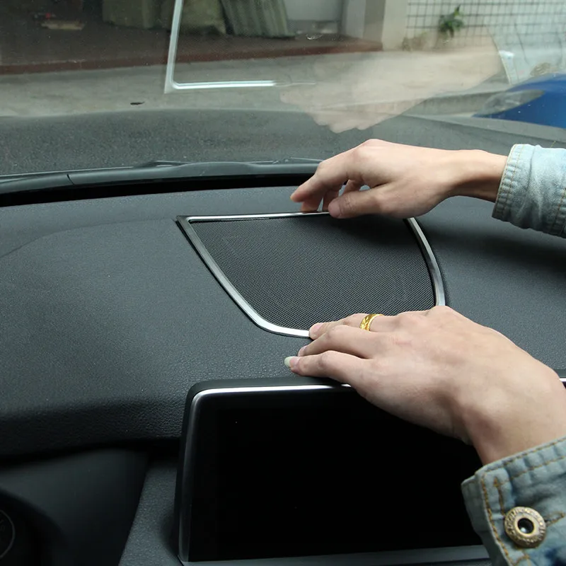 ABS хромированный автомобильный приборной панели динамик рамка Крышка отделка