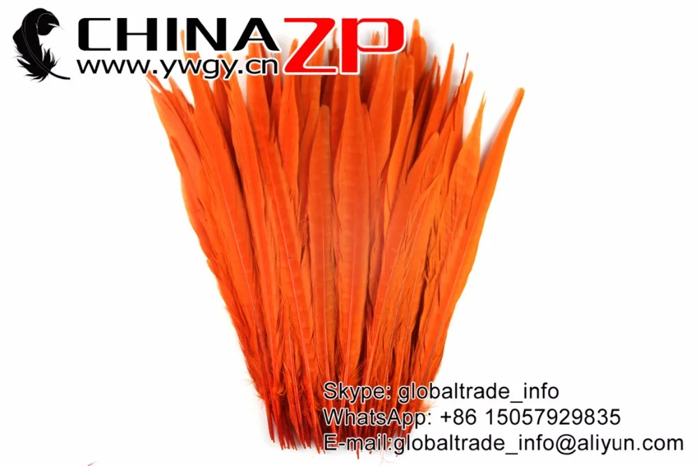 CHINAZP с фабрики дешевые перья 100 шт./лот длина 30-35 см окрашенные разноцветные Ringneck Перья из хвоста фазана
