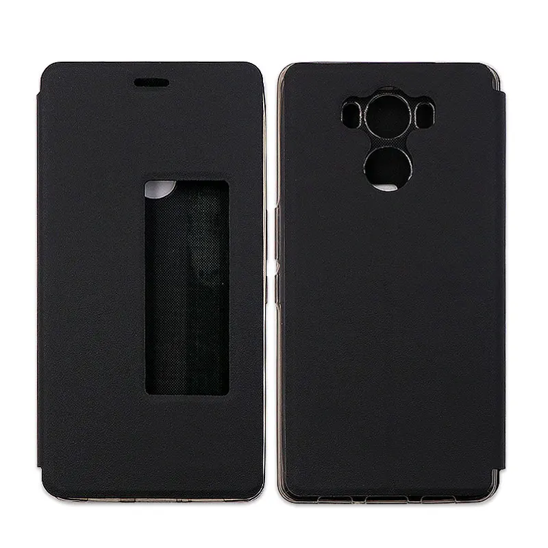 black p9000 Для Elephone P9000 lite чехол, Роскошный чехол из искусственной кожи, флип 5,5 дюймов для Elephone P9000, защитный пластиковый чехол для телефона s - Цвет: black p9000