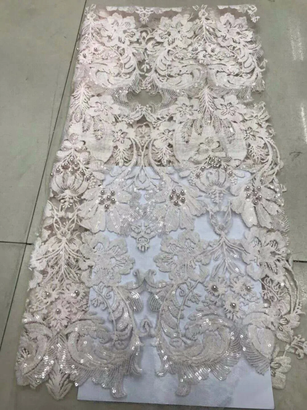 Блесток Ткань Высокое качество последние Нигерии Кружево S 2018 Вышивка