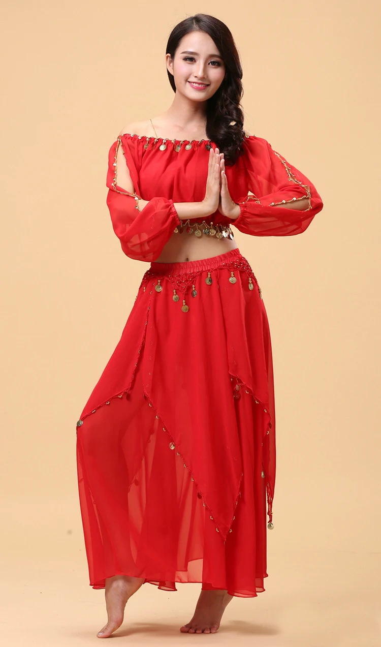 2pieces Suit Adult Belly Dance Costume India Egypt Bollywood Dance Costumes Indian Dress Woman Bellydance Dancing Sets